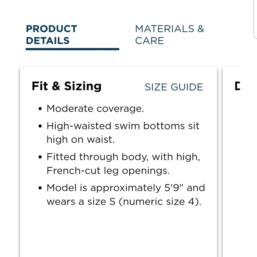 Old Navy High-Waisted Textured-Rib Drawstring Swim Bottoms NWT - Picture 8 of 10